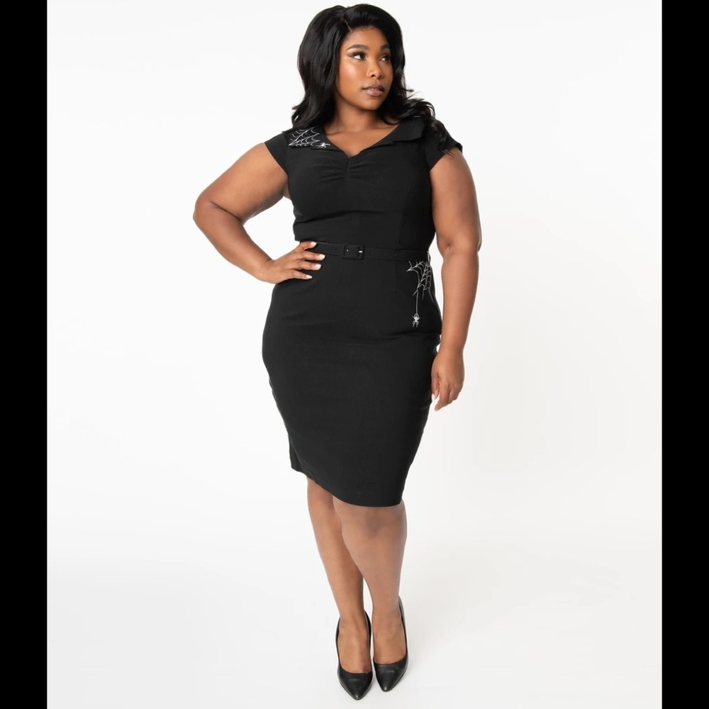 Hell Bunny NWT miss moffet spiderweb dress
